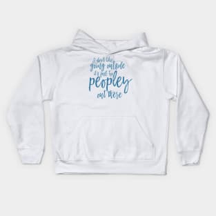 too peopley Kids Hoodie